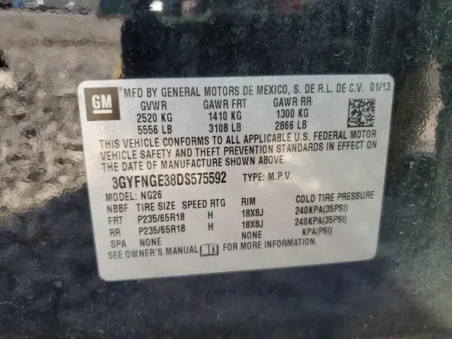 2013 CADILLAC SRX LUXURY COLLECTION  