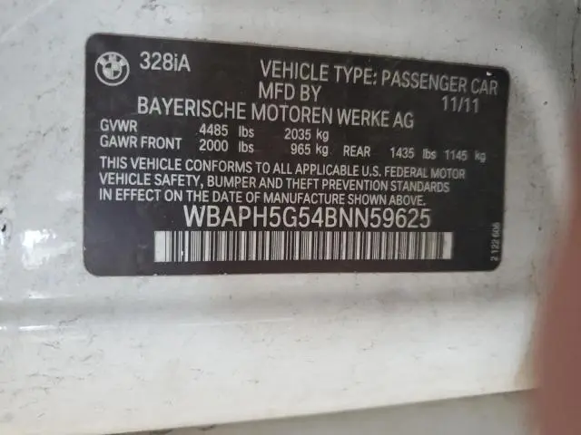 2011 BMW 328 I SULEV  