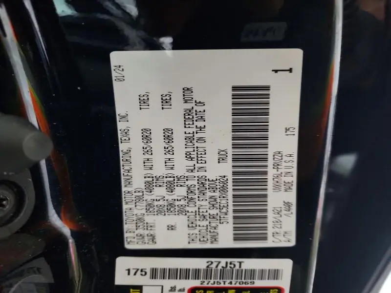 2024 TOYOTA TUNDRA   
