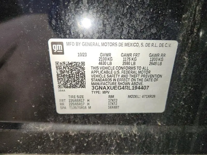 2024 CHEVROLET EQUINOX LT  