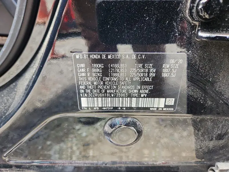 2020 HONDA HR-V SPORT  