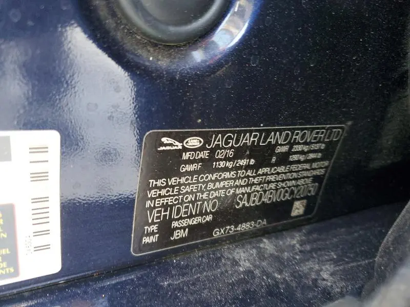 2016 JAGUAR XF PREMIUM  