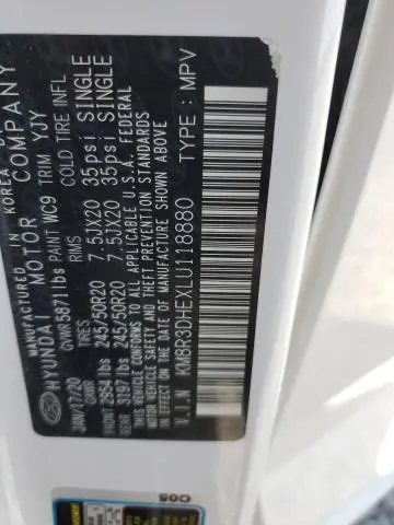 2020 HYUNDAI PALISADE SEL  