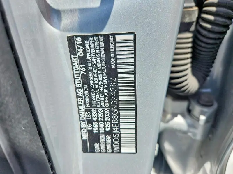 2016 MERCEDES-BENZ CLA 250  