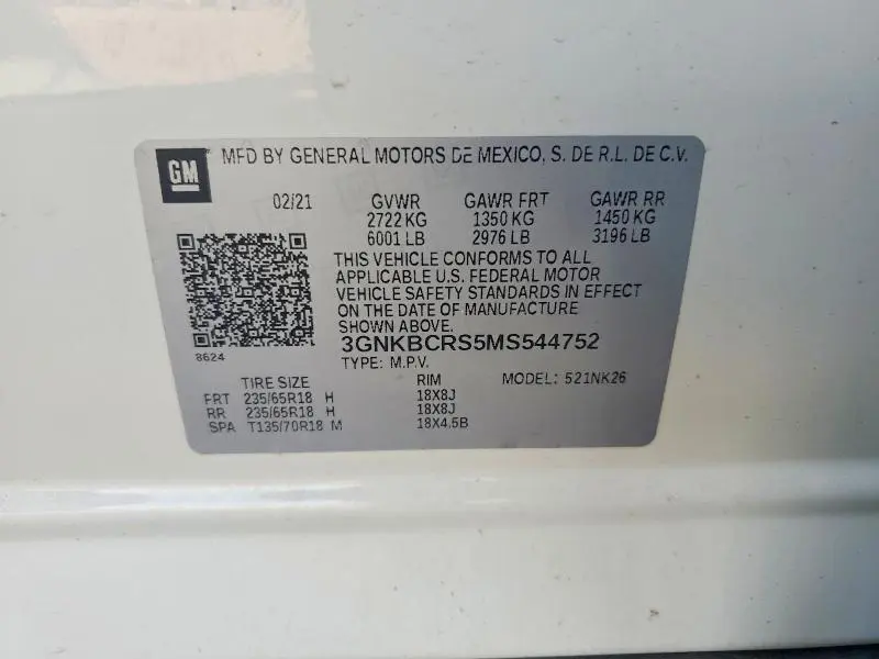 2021 CHEVROLET BLAZER 2LT  