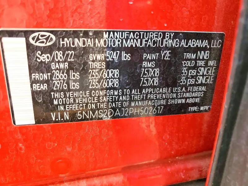 2023 HYUNDAI SANTA FE SEL  