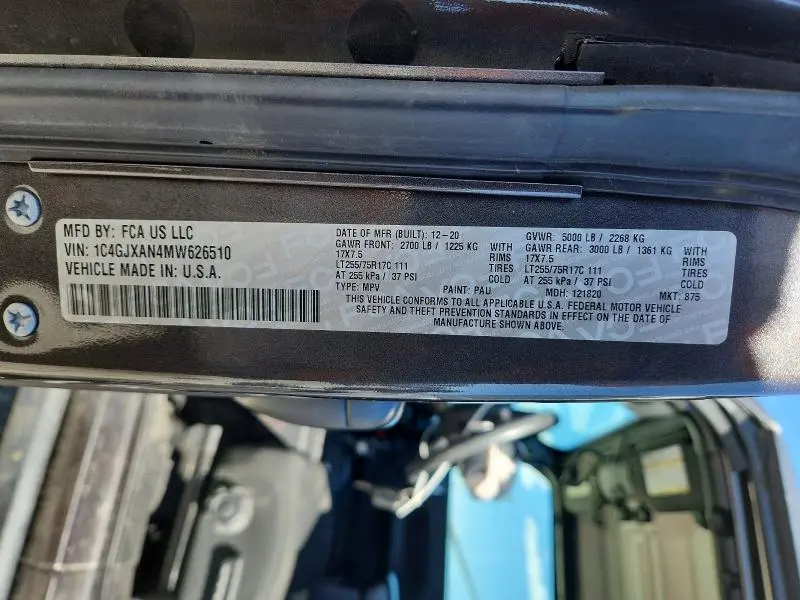 2021 JEEP WRANGLER SPORT  