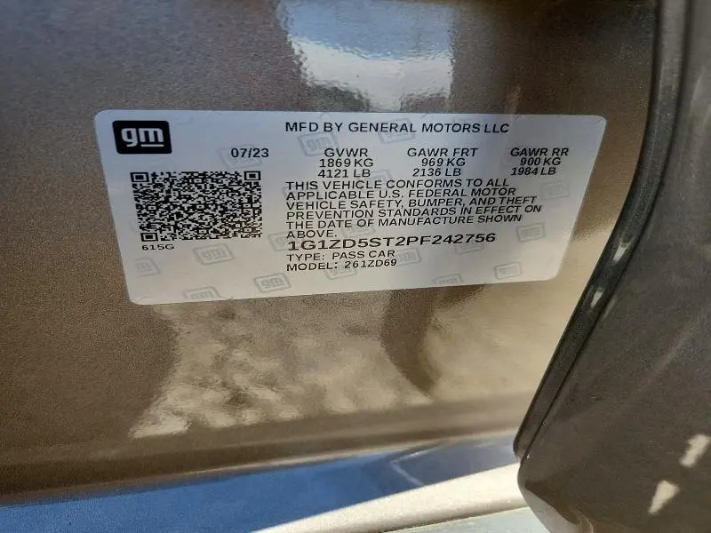 2023 CHEVROLET MALIBU LT  