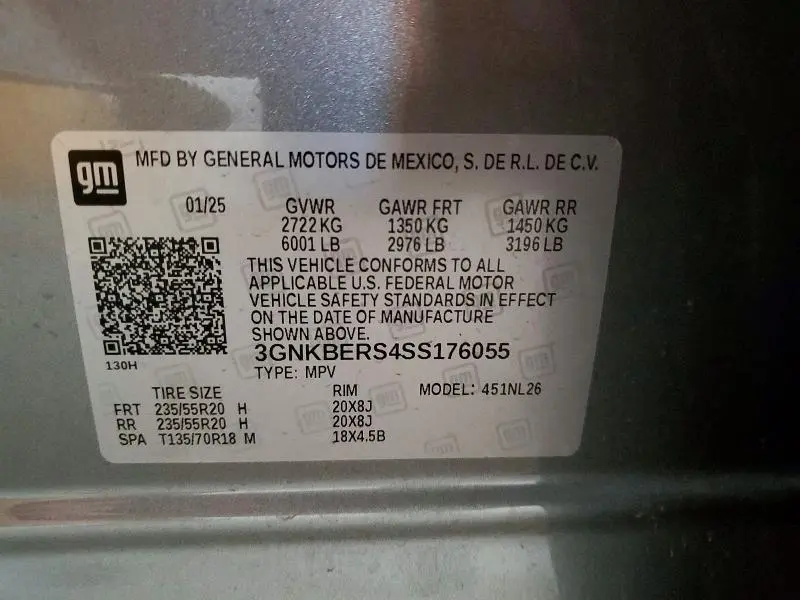 2025 CHEVROLET BLAZER RS  