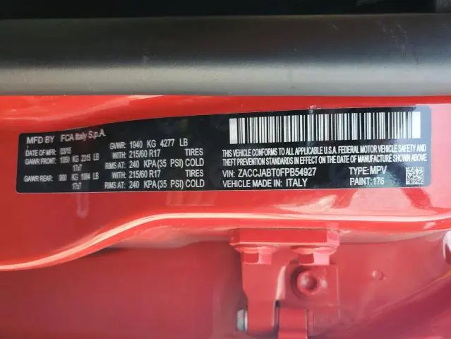 2015 JEEP RENEGADE LATITUDE
