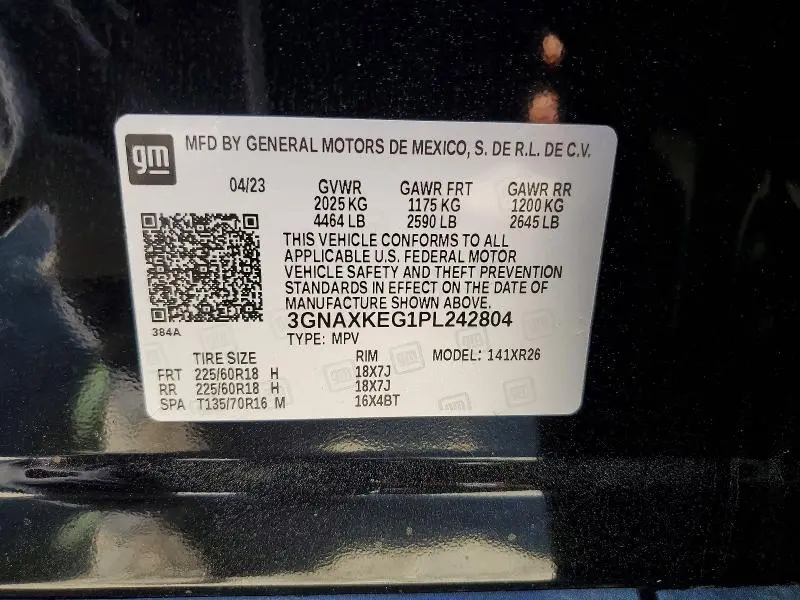 2023 CHEVROLET EQUINOX LT  