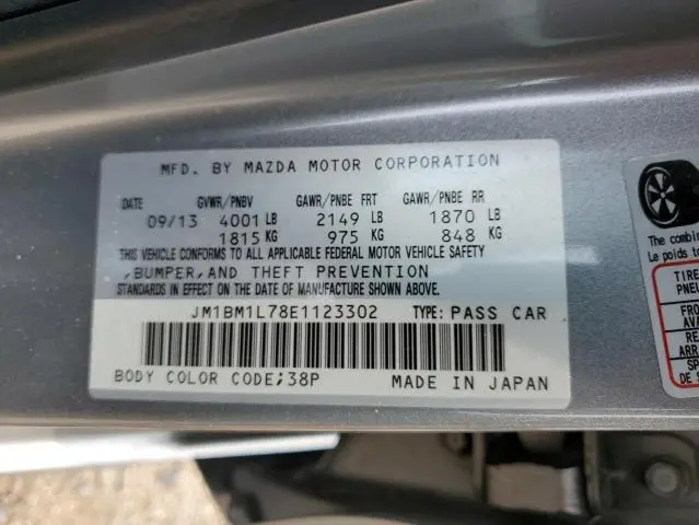 2014 MAZDA 3 TOURING