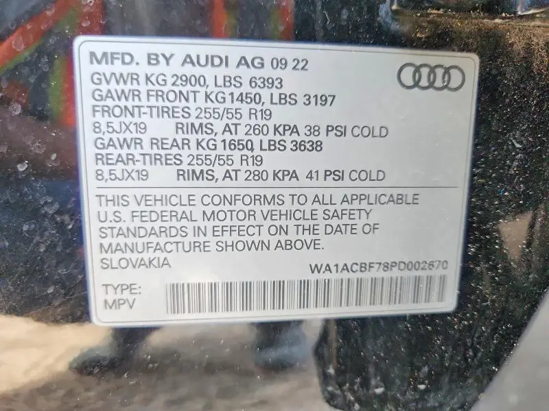 2023 AUDI Q7 PREMIUM  