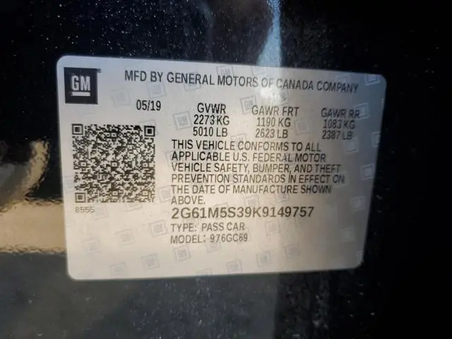 2019 CADILLAC XTS LUXURY