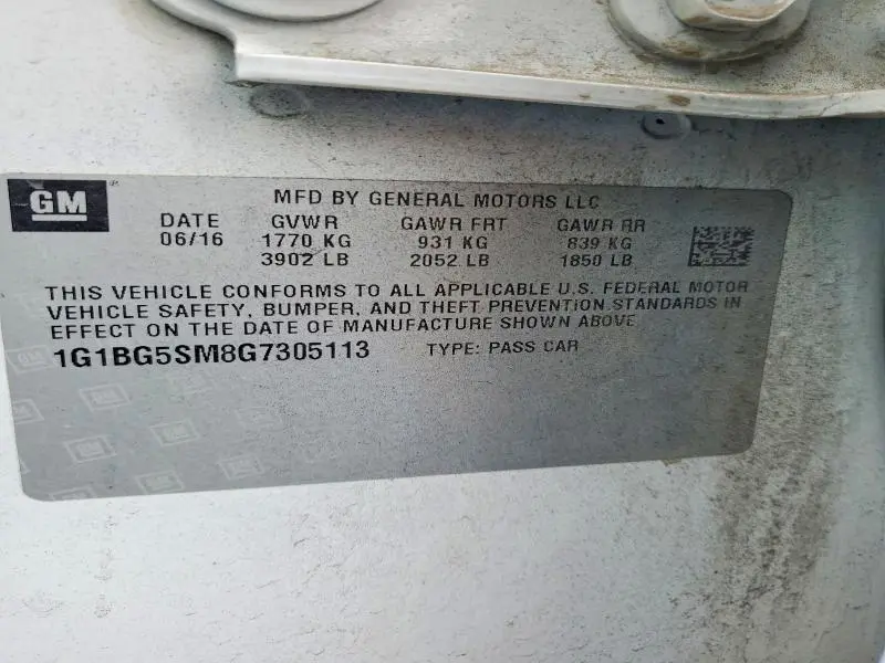 2016 CHEVROLET CRUZE PREMIER  