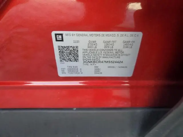 2021 CHEVROLET BLAZER 2LT  