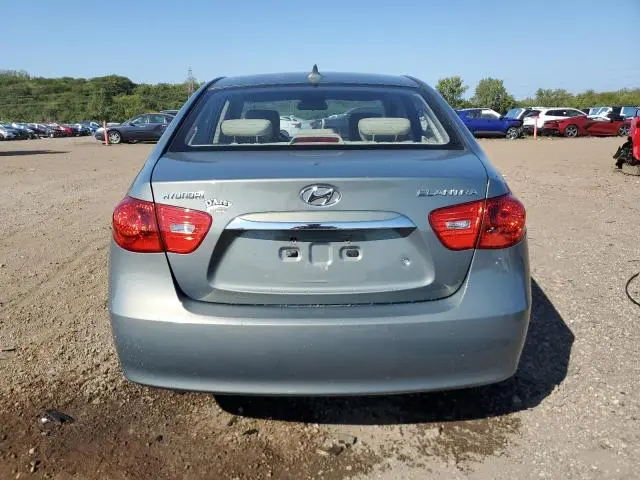 2010 HYUNDAI ELANTRA BLUE  