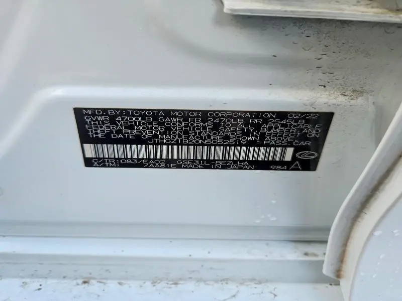 2022 LEXUS IS 350 F SPORT  