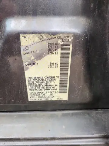 2015 NISSAN ALTIMA 2.5  