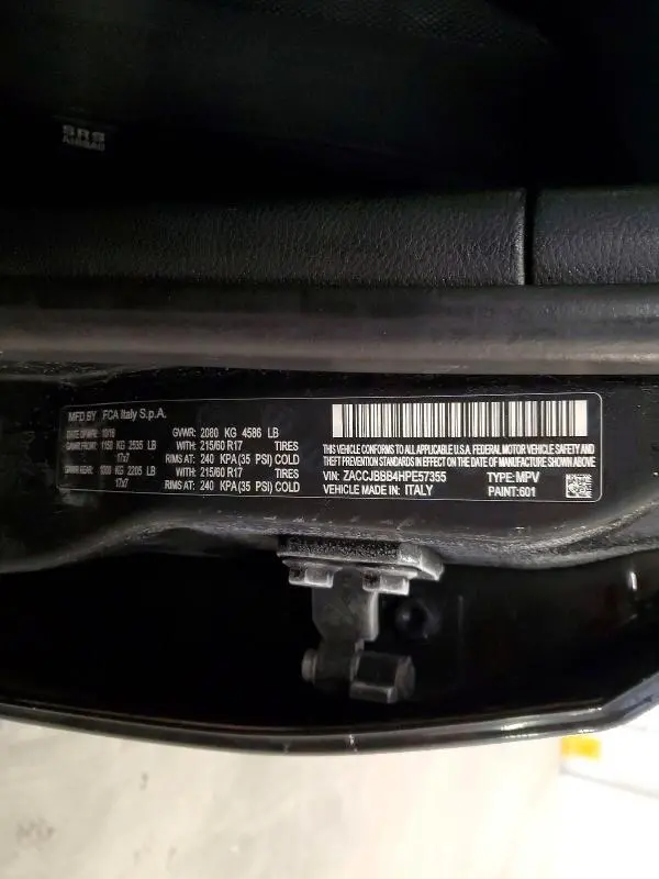 2017 JEEP RENEGADE LATITUDE  