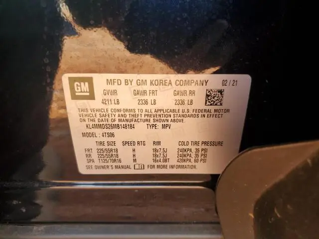 2021 BUICK ENCORE GX SELECT  