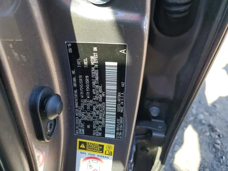 2016 TOYOTA HIGHLANDER LIMITED  