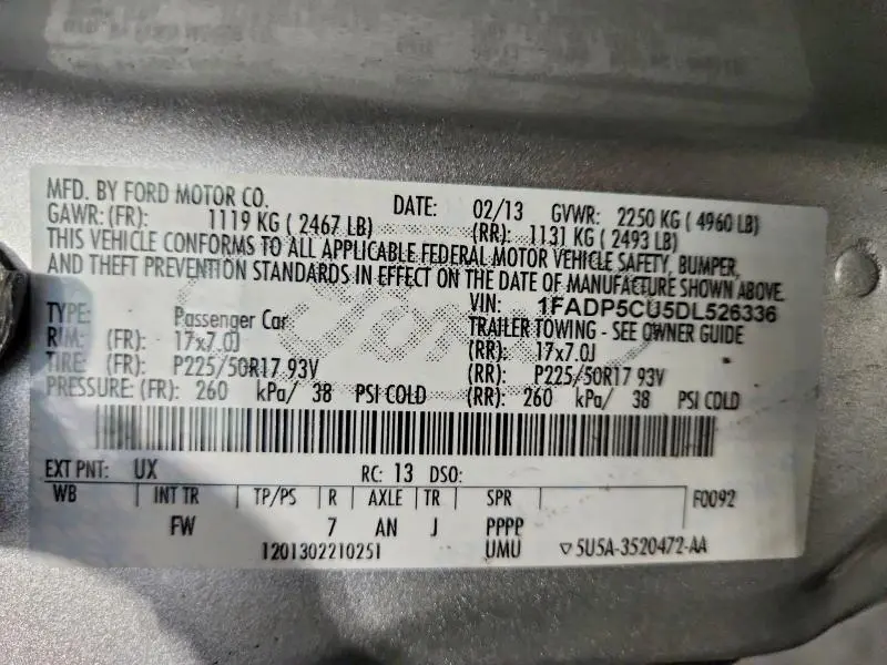 2013 FORD C-MAX PREMIUM  