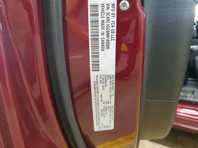 2022 CHRYSLER PACIFICA LIMITED  