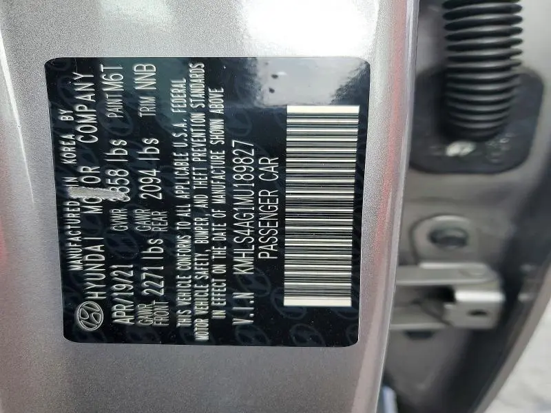 2021 HYUNDAI ELANTRA SEL  