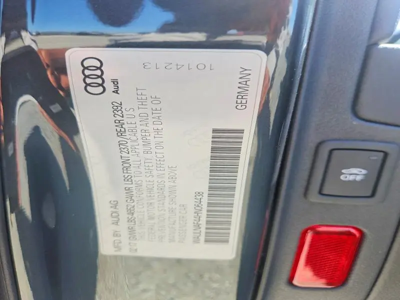 2017 AUDI A4 PREMIUM PLUS  