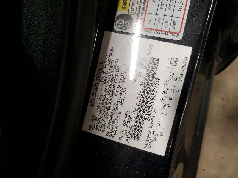 2010 FORD FUSION SE  