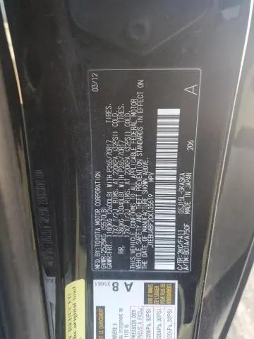 2012 TOYOTA FJ CRUISER