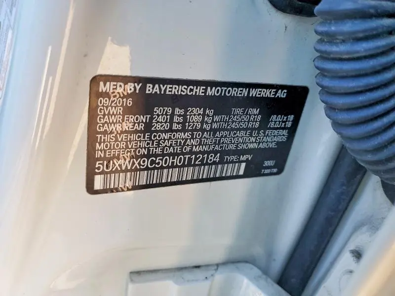 2017 BMW X3 XDRIVE28I  