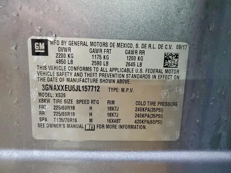 2018 CHEVROLET EQUINOX PREMIER  