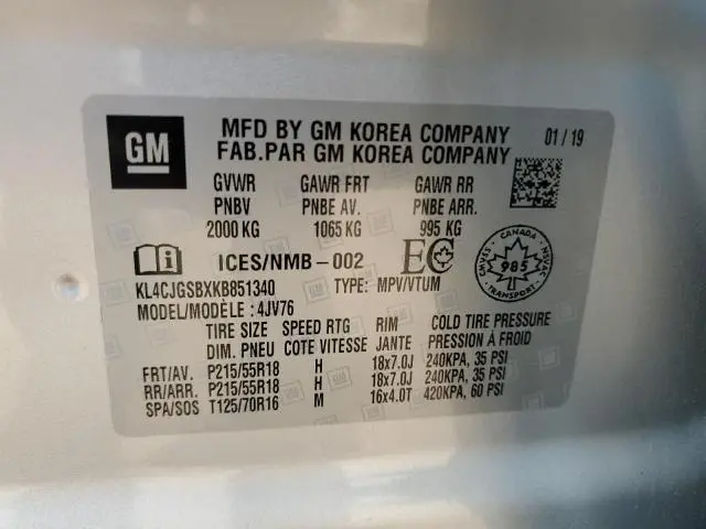 2019 BUICK ENCORE ESSENCE  