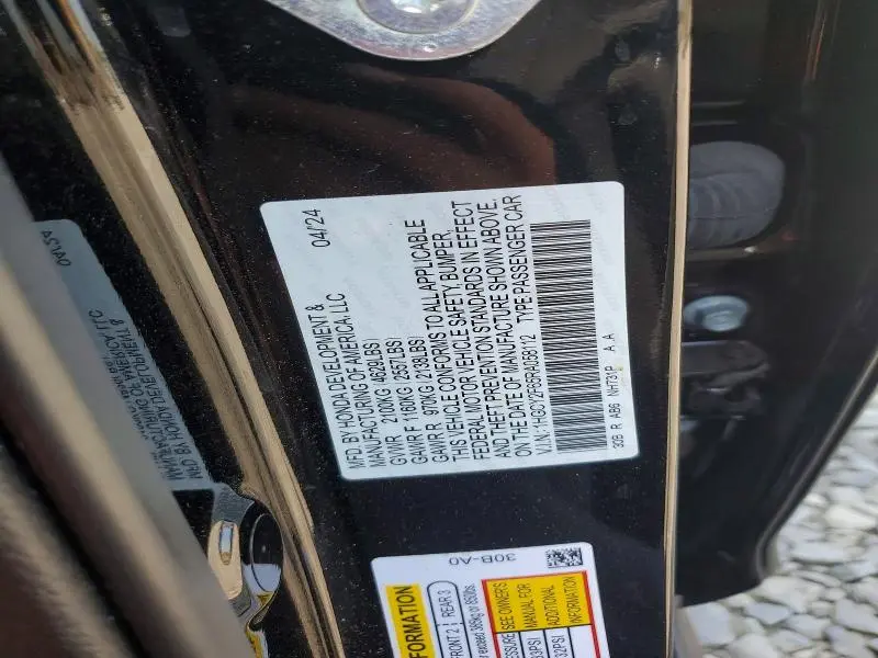 2024 HONDA ACCORD HYBRID EXL  