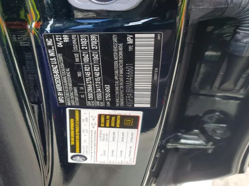 2021 MERCEDES-BENZ GLE 350  