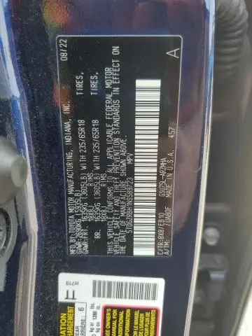 2022 TOYOTA HIGHLANDER XLE  