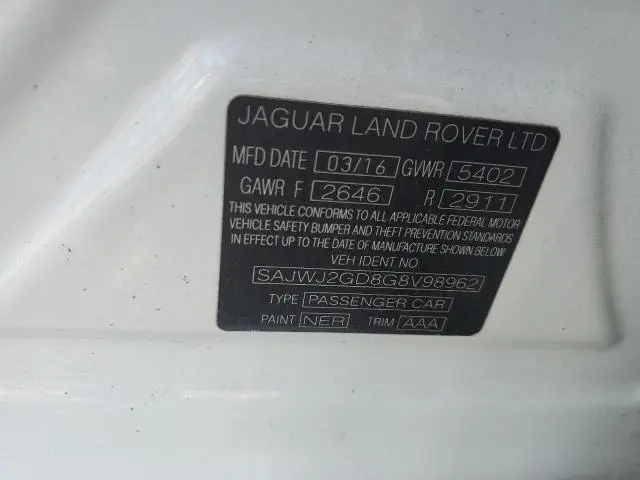 2016 JAGUAR XJL PORTFOLIO