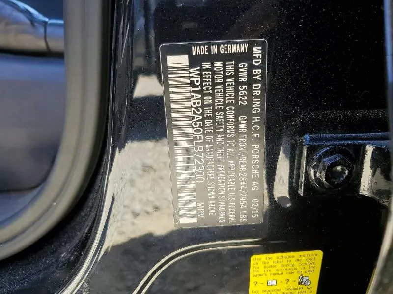 2015 PORSCHE MACAN S  