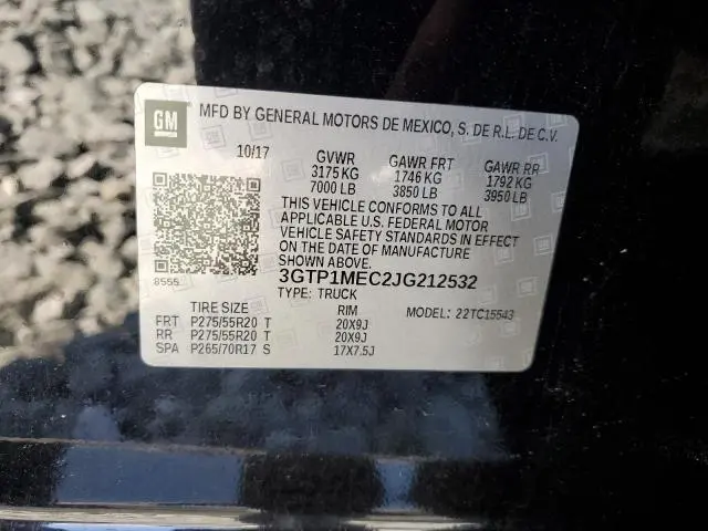 2018 GMC SIERRA C1500 SLE  
