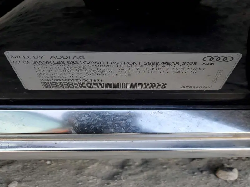 2014 AUDI A8 L QUATTRO  