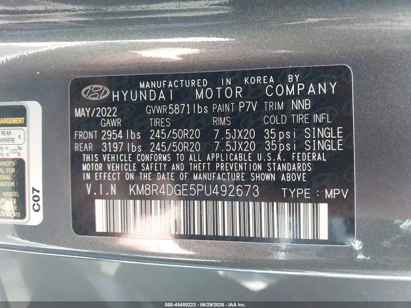 2023 HYUNDAI PALISADE SEL