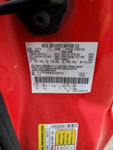 2016 FORD F350 SUPER DUTY  