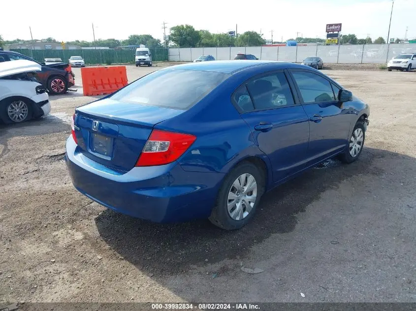 2012 HONDA CIVIC LX