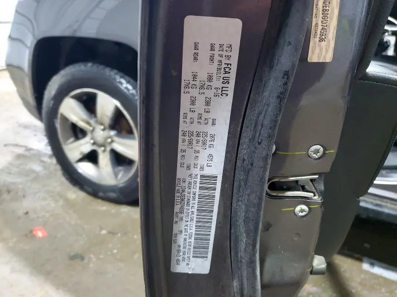 2016 JEEP COMPASS LATITUDE  