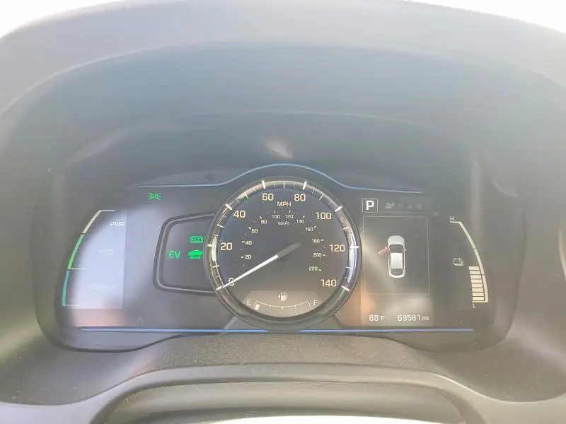 2017 HYUNDAI IONIQ BLUE  