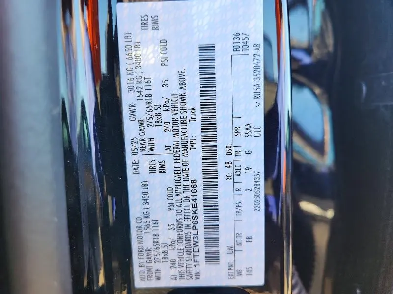 2025 FORD F150 XLT  