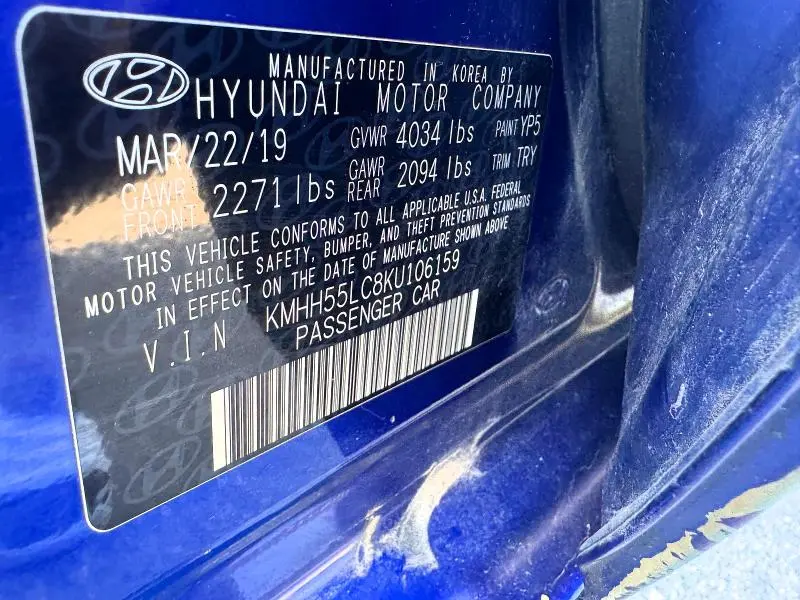 2019 HYUNDAI ELANTRA GT N LINE  