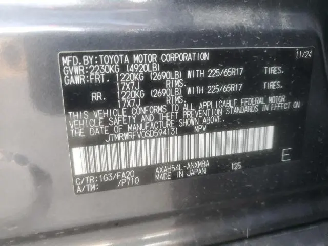 2025 TOYOTA RAV4 XLE  